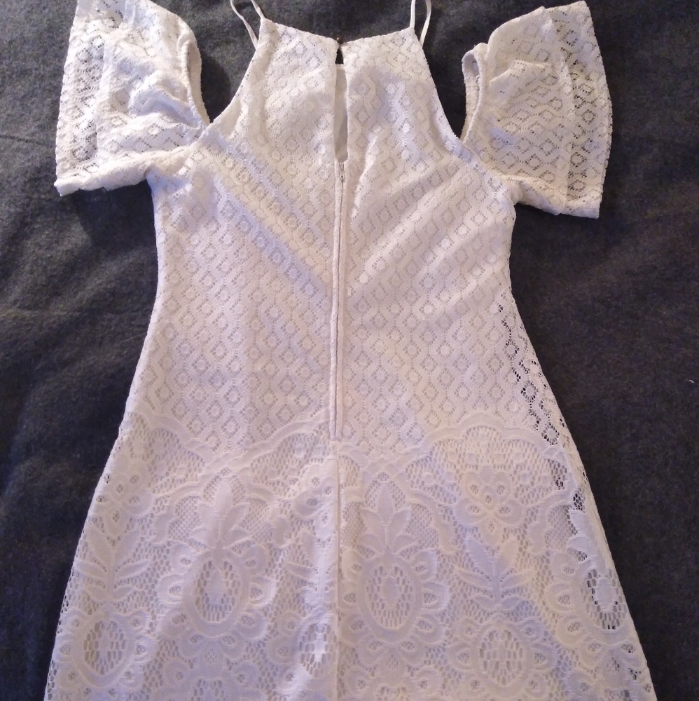 Speechless white lace dress